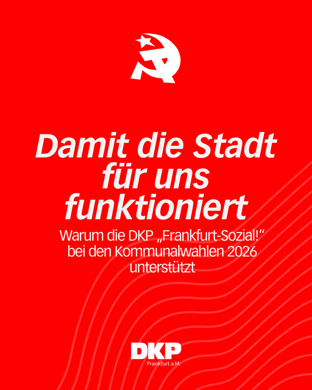 Damit die Stadt für uns funktioniert